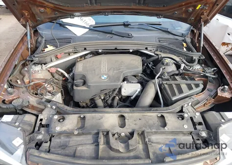 2017 BMW X3 xDrive28I z USA, uszkodzony, nr VIN 5UXWX9C51H0T02280